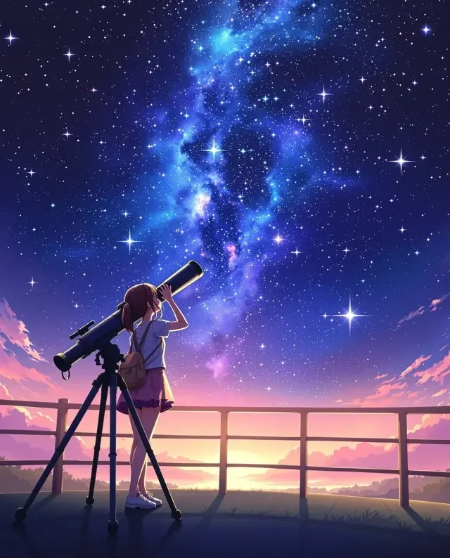 星空观测的少女 - 变形金刚漫画同人作品